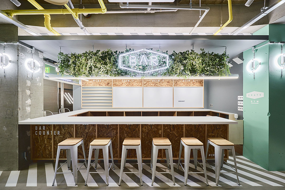 Crate Gym Bar Restaurant & Bar Design Awards